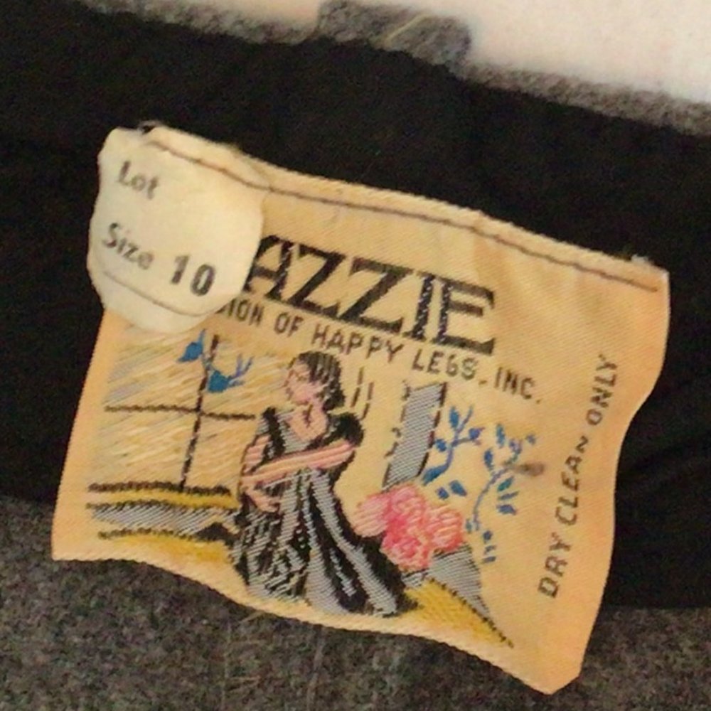 Jazzie - A Division of Happy Legs, Grey Wool Trousers - Picture 5 of 5